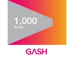 【GASH】 1000點(線上發卡)
