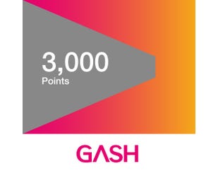 【GASH】 3000點(線上發卡)